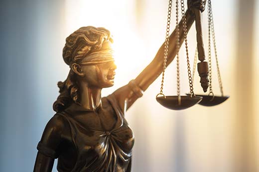 vrouwe justitia